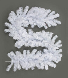 Snowtime Shatchi 2M White Christmas Garland Alaskan Pine For Fireplaces - thumbnail 2
