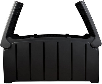 Samuel Alexander 1.15M X 61Cm Large Black Garden Storage Box With 300 Litre Capacity With Padlockable Lid - image 1