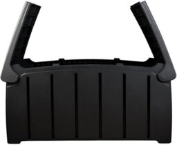 Samuel Alexander 1.15M X 61Cm Large Black Garden Storage Box With 300 Litre Capacity With Padlockable Lid - thumbnail 1