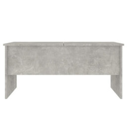Berkfield Coffee Table Concrete Grey 102X50.5X46.5 Cm Engineered Wood - thumbnail 6