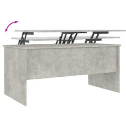 Berkfield Coffee Table Concrete Grey 102X50.5X46.5 Cm Engineered Wood - thumbnail 8