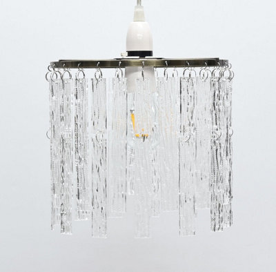 Pagazzi Lighting Pagazzi Maren Clear Droplet Easy-Fit Pendant - image 1