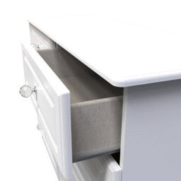 Stratford 6 Drawer Wide Chest In White Ash (Ready Assembled) - thumbnail 5