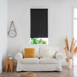 GoodHome Novan Cordless Black Blackout Roller Blind (W)90Cm (L)180Cm - thumbnail 6