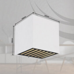 Luminosa Lighting Luminosa Illi Outdoor Up Down Wall Lamp White Matt Ip54 Clear Glass Shade Led 3000K - thumbnail 5