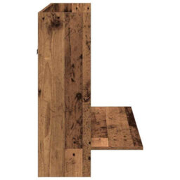Walplus Wall-Mounted Desk Old Wood 105 X 48 X 75 Cm Engineered Wood - thumbnail 6