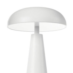 Beliani White Iron Wireless Dimmable Table Lamp With Touch Control And 3 Colour Temperatures - thumbnail 3