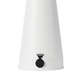Beliani White Iron Wireless Dimmable Table Lamp With Touch Control And 3 Colour Temperatures - thumbnail 5