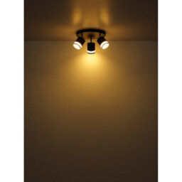Luminosa Lighting Luminosa Lucero Ceiling Spotlight Clusters Matt Black 3X Gx53 3000K - thumbnail 3
