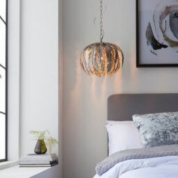 Luminosa Lighting Luminosa Delphine Decorative Silver Layered Leaf Ceiling Pendant Light - End Of Line - thumbnail 6