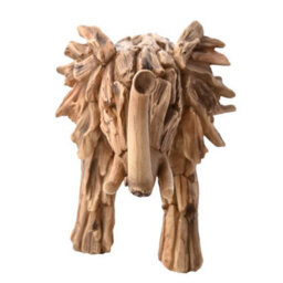 Naturecraft Resin Driftwood Collection Elephant Figurine - thumbnail 3