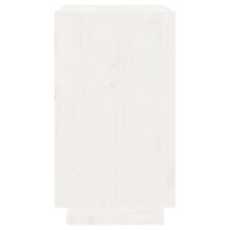 Vidaxl Wine Cabinet White 55.5X34X61 Cm Solid Wood Pine Wine Cabinets - thumbnail 6