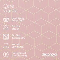 Deconovo Energy Saving Curtains, Gold Diamond Printed Thermal Insulated Blackout Curtains, W52 X L72 Inch, Coral Pink, 2 Panels - thumbnail 7