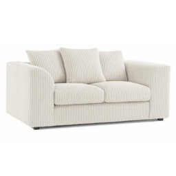 Furnishings For Less UK Luxor Jumbo Cord Cream 3 + 2 Fabric Sofa Suite - thumbnail 5