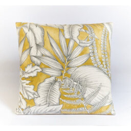 Pistachio Summer Scatter Cushion - Square Filled Pillow For Home Garden Sofa, Chair, Bench, Seating Furniture - 43 X 43Cm - thumbnail 1