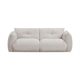 Wyld Haus Camden Cosy Natural Fabric 3-Seater Sofa - thumbnail 3
