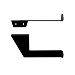DT Ironcraft Toilet Roll Holder - 3mm Steel Black - Scandi Nordic Minimalism Design 1Pcs Package - thumbnail 2