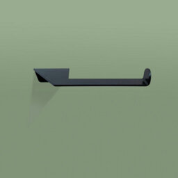 DT Ironcraft Toilet Roll Holder - 3mm Steel Black - Scandi Nordic Minimalism Design 1Pcs Package - thumbnail 4