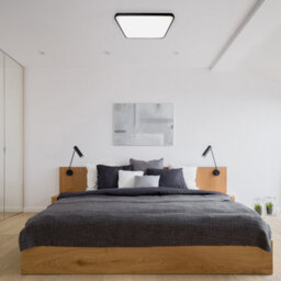 Milagro Fabio Led Ceiling Lamp  Black 23W(150W) 37Cm Great Value Stylish Lifetime Light Source - thumbnail 1