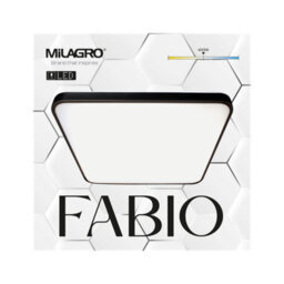 Milagro Fabio Led Ceiling Lamp  Black 23W(150W) 37Cm Great Value Stylish Lifetime Light Source - thumbnail 6