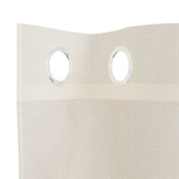 Berkfield Voile Curtains With Grommets 2 Pcs Cream 140X245 Cm - thumbnail 5