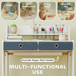 Aiyaplay Art Table And Chair Set For Children With Drawers - thumbnail 4