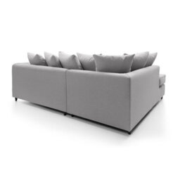 Abakus Direct Darcy Corner Sofa Left Facing In Light Grey Linen Fabric - thumbnail 6