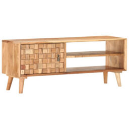 Berkfield Tv Cabinet 100X35X40 Cm Solid Acacia Wood - thumbnail 8