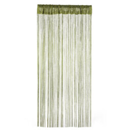 Neel Blue String Curtains Glitter Fringe Panel Fly Screen Doorway Tassel Curatin, 200Cm X 90Cm - Green - thumbnail 3