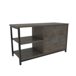 Decorotika Muskegon Tv Stand Tv Unit For Tv's Up To 63 Inch Black Wenge - thumbnail 4