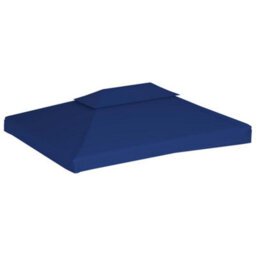 Walplus 2-Tier Gazebo Top Cover 310 G/ma 4X3 M Blue - thumbnail 2