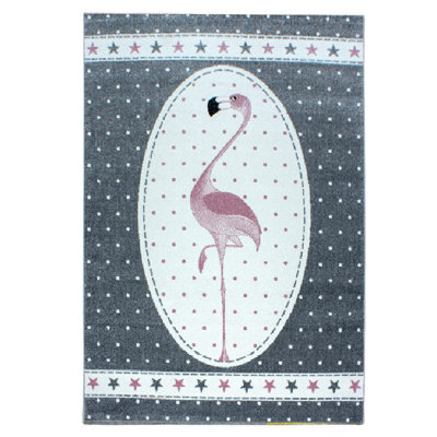 Bravich Pink Flamingo Rug - Kids - 80X150Cm - image 1
