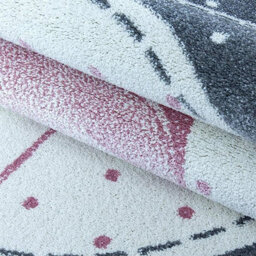 Bravich Pink Flamingo Rug - Kids - 80X150Cm - thumbnail 5