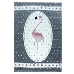 Bravich Pink Flamingo Rug - Kids - 80X150Cm - thumbnail 1
