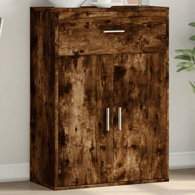 Berkfield Sideboard Smoked Oak 60X30X84 Cm Engineered Wood - image 1