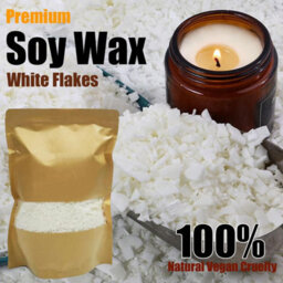 ATEK Premium 2Kg Pure Soy Wax White Soya Flakes 100% Natural Vegan Organic Diy Soap Melt Perfect For Scented Tealights Craft Candles - thumbnail 4