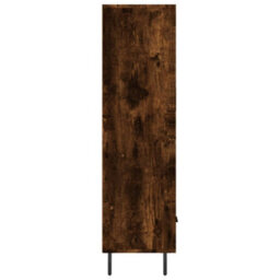Berkfield Highboard Smoked Oak 69.5X31X115 Cm Engineered Wood - thumbnail 7