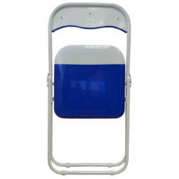 Harbour Housewares Coloured Padded Folding Chairs - Blue - Pack Of 4 - thumbnail 5