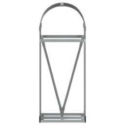 Walplus Log Holder Anthracite 40X45X100 Cm Galvanised Steel - thumbnail 4