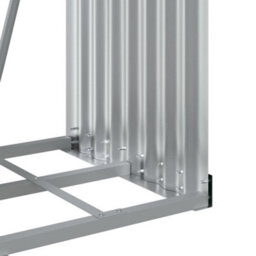 Walplus Log Holder Anthracite 40X45X100 Cm Galvanised Steel - thumbnail 8