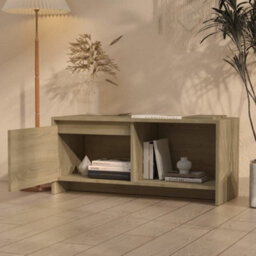 Berkfield Tv Cabinet Sonoma Oak 90X35X40 Cm Engineered Wood - thumbnail 3