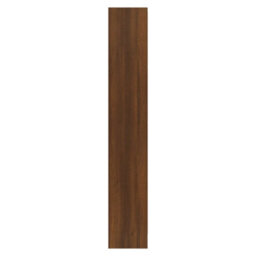 Berkfield Shoe Cabinet Brown Oak 63X24X147 Cm Engineered Wood - thumbnail 5