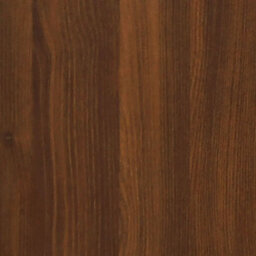 Berkfield Shoe Cabinet Brown Oak 63X24X147 Cm Engineered Wood - thumbnail 7