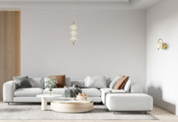 Luminosa Lighting Luminosa Lazie Slim Pendant Ceiling Light Brass 3000K Warm White 3Xled - thumbnail 2