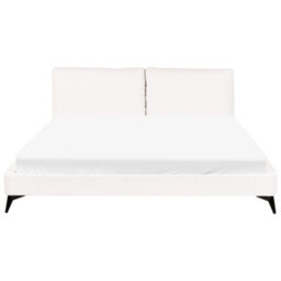 Beliani Bed Boucle Melle 180 X 200 Cm (Eu Super King) Off-White - thumbnail 5