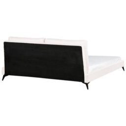 Beliani Bed Boucle Melle 180 X 200 Cm (Eu Super King) Off-White - thumbnail 7