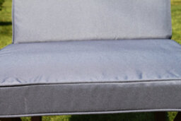 Garden Market Place Garden Furniture Cushion- Recliner Cushion For Large Garden Chair In Grey - thumbnail 2