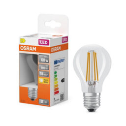 Osram Led Lamp Star Light Bulb Shape A60 Filament E27 Clear Warm White Pack Of 6 - thumbnail 4