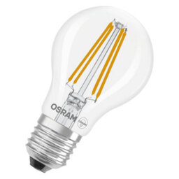 Osram Led Lamp Star Light Bulb Shape A60 Filament E27 Clear Warm White Pack Of 6 - thumbnail 1