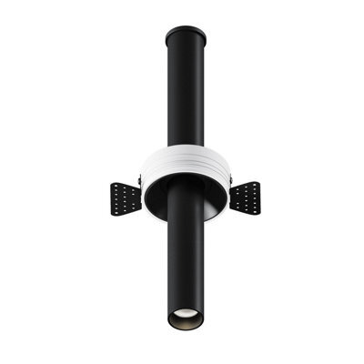 Luminosa Lighting Luminosa Focus T 30Cm Trimless Recessed Downlight Black 3000K 460Lm - image 1